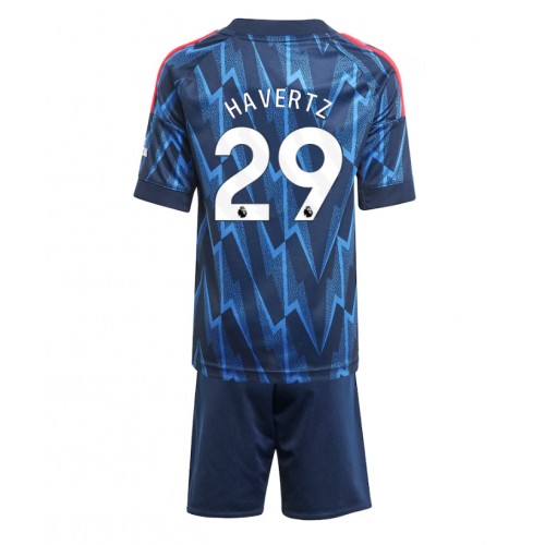 Arsenal Kai Havertz #29 Replica Away Stadium Kit for Kids 2025-26 Short Sleeve (+ pants)